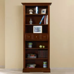 Wohnen Bücherregal in Walnussfarben Antik - Istefanio