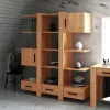 Wohnen Designermöbel|Büro-Raumteiler*Bücherregal Mosniak mit Schubladen und Türen