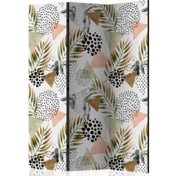 Wohnen Bedruckter Paravent mit modernem Muster Motiv - Vipe