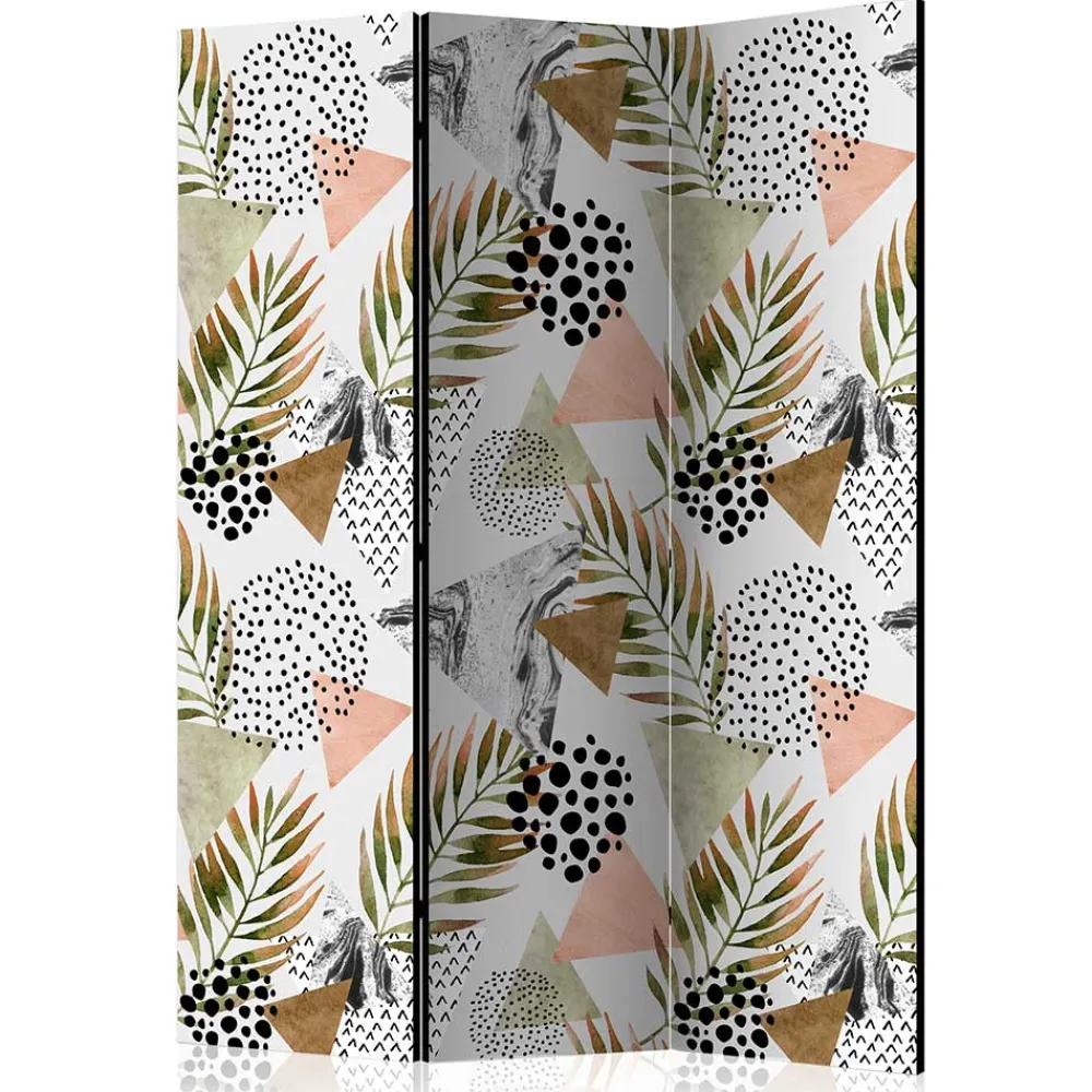 Wohnen Bedruckter Paravent mit modernem Muster Motiv - Vipe