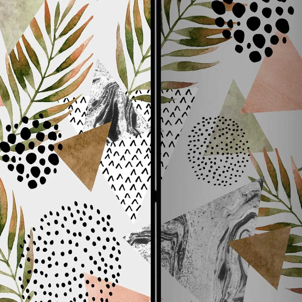 Wohnen Bedruckter Paravent mit modernem Muster Motiv - Vipe