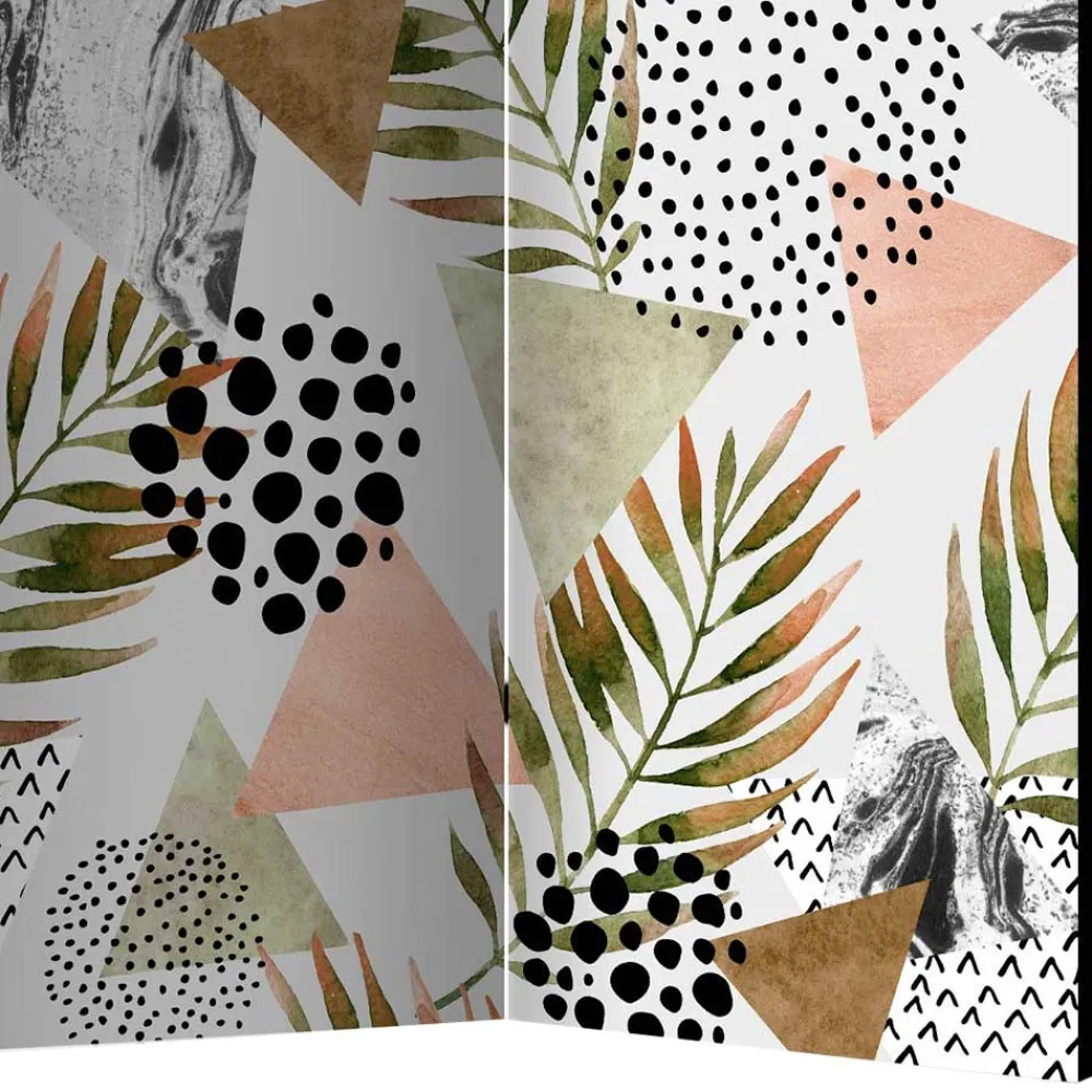 Wohnen Bedruckter Paravent mit modernem Muster Motiv - Vipe