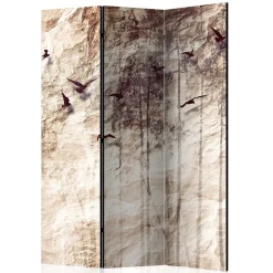 Kinder Wohnen Bedruckter Paravent mit Vögel Bäume Motiv - Estoron