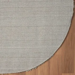 Wohnen Teppiche*Beigefarbener Teppich in Rund 150 cm - Excellence