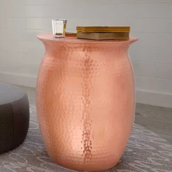 Wohnen Designermöbel*Beistelltisch aus Aluminium in Kupfer - Backbeat