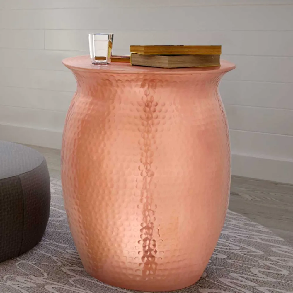 Wohnen Designermöbel*Beistelltisch aus Aluminium in Kupfer - Backbeat