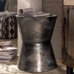 Wohnen Telefontische*Beistelltisch aus Eisen mit Antik Finish - Altamira