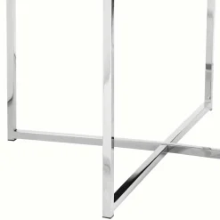 Wohnen Couchtisch|Retro Möbel*Beistelltisch aus Glas in Marmoroptik - Annike