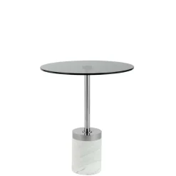 Wohnen Beistelltisch aus Rauchglas - Lania