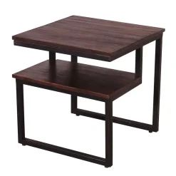 Wohnen Kolonialmöbel*Beistelltisch aus Teak Recyclingholz - Solapura