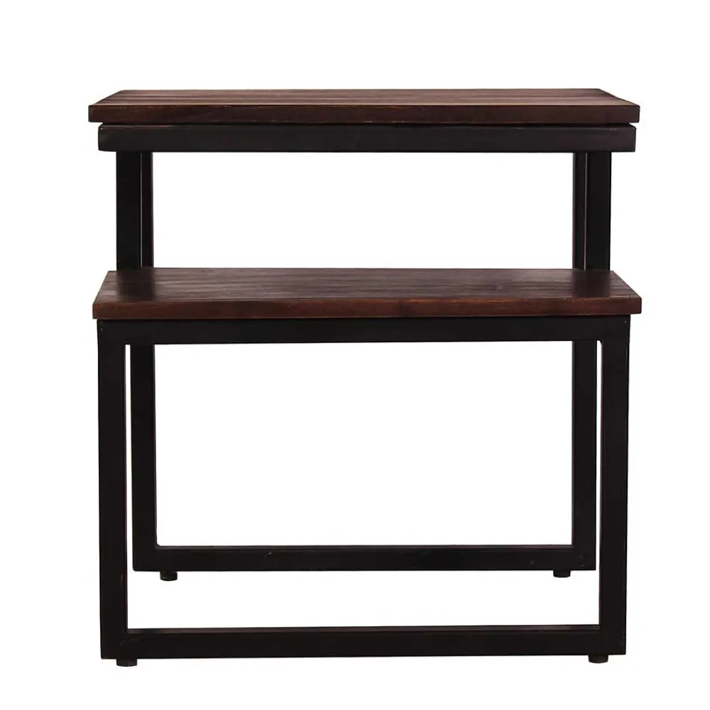 Wohnen Kolonialmöbel*Beistelltisch aus Teak Recyclingholz - Solapura