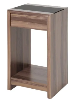 Wohnen Beistelltisch Belmin in Nussbaum Dekor