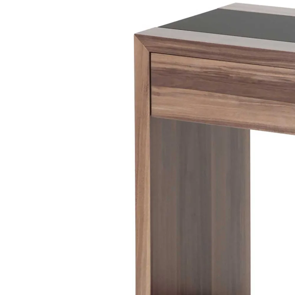 Wohnen Beistelltisch Belmin in Nussbaum Dekor