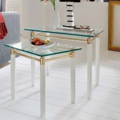 Wohnen Glasmöbel|Küchentische*Beistelltisch Elana aus Glas