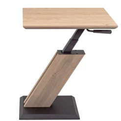 Wohnen Telefontische*Beistelltisch im Z-Design in Wildeiche Bianco Furnier - Finesto