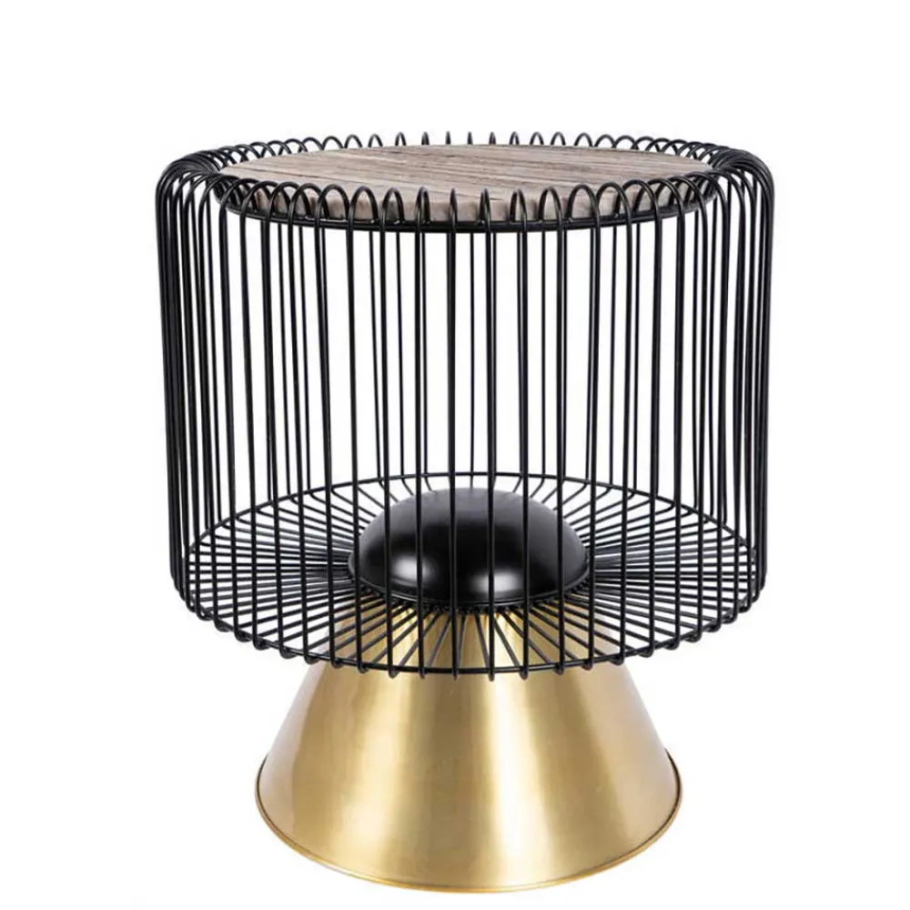 Wohnen Telefontische*Beistelltisch in Hellbraun Marmor - Charme