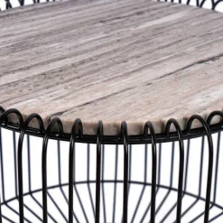 Wohnen Telefontische*Beistelltisch in Hellbraun Marmor - Charme