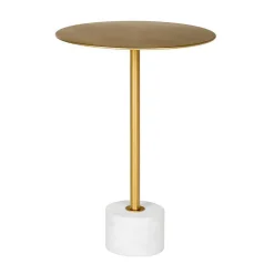 Wohnen Telefontische*Beistelltisch in Messing - Utara