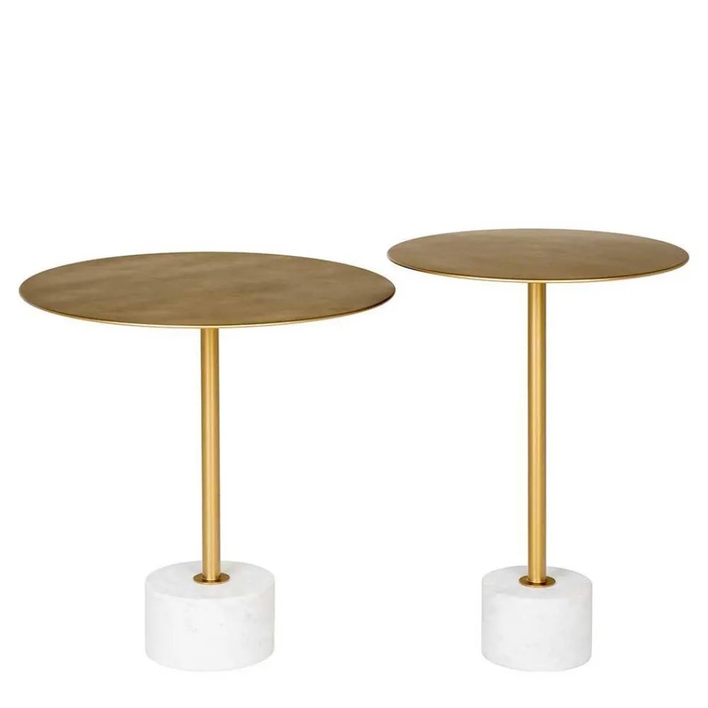 Wohnen Telefontische*Beistelltisch in Messing - Utara