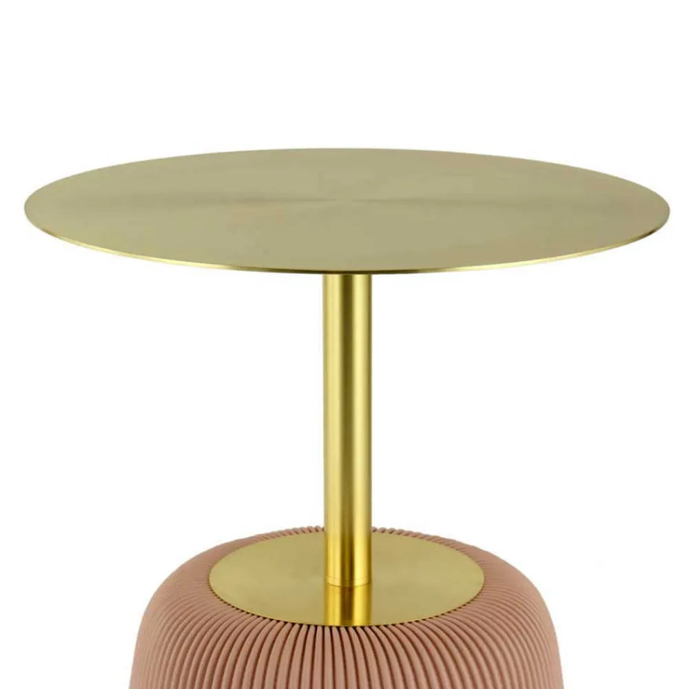 Wohnen Telefontische*Beistelltisch in Rosa und Gold - Vilantinos