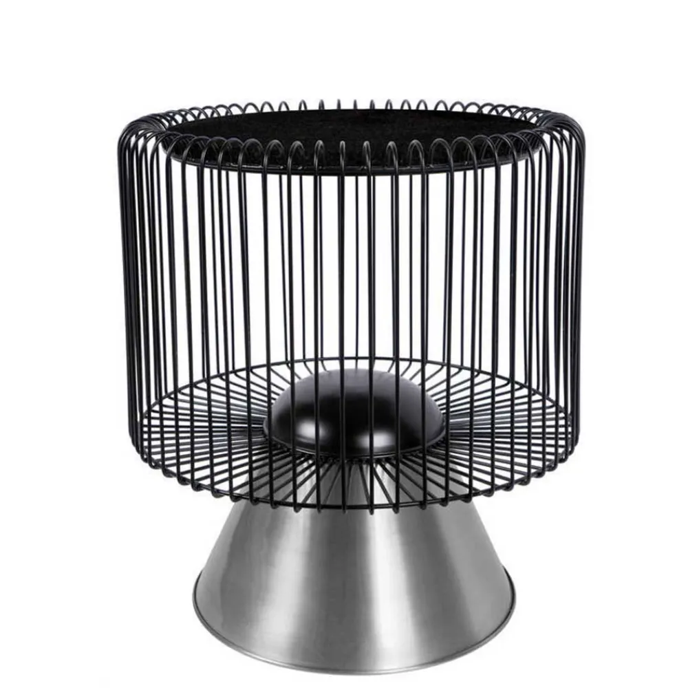 Wohnen Schwarze Möbel|Tische*Beistelltisch in Schwarz Marmorplatte - Davork