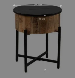 Wohnen Beistelltisch miit Truhe - Pacificon