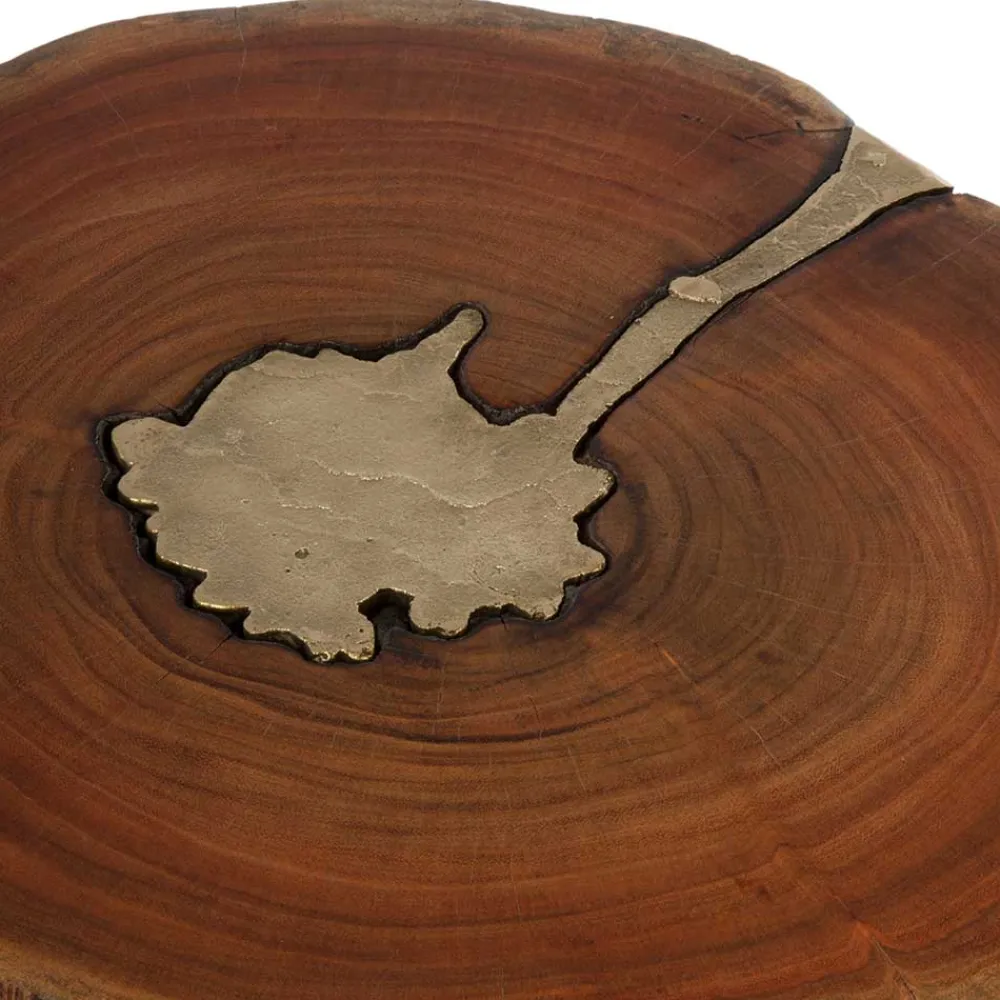 Wohnen Designermöbel|Telefontische*Beistelltisch mit Baumscheibe Platte - Sibyella