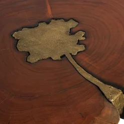 Wohnen Designermöbel|Telefontische*Beistelltisch mit Baumscheibe Platte - Sibyella