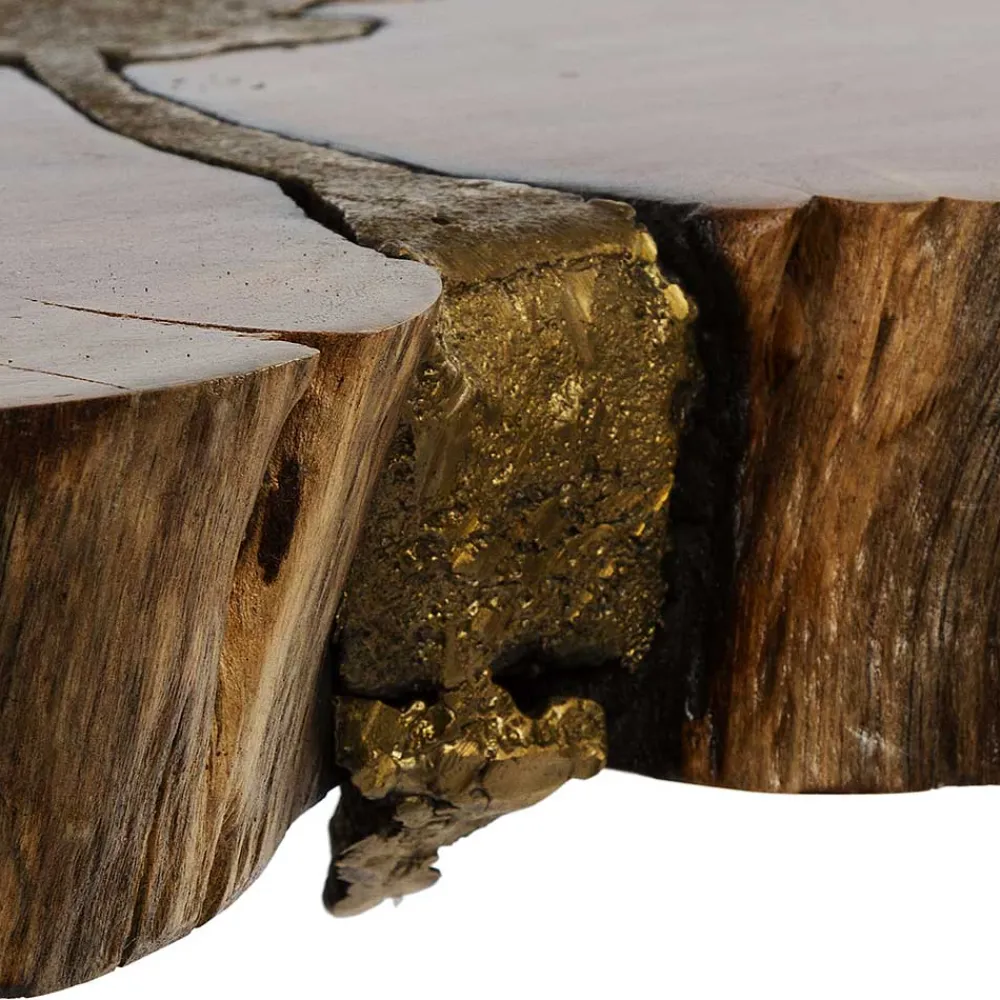 Wohnen Designermöbel|Telefontische*Beistelltisch mit Baumscheibe Platte - Sibyella