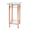 Wohnen Telefontische*Beistelltischchen Lorena in Kupferfarben