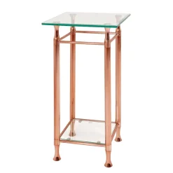 Wohnen Telefontische*Beistelltischchen Lorena in Kupferfarben