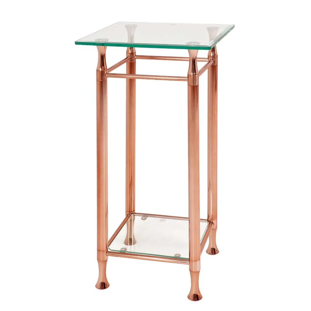 Wohnen Telefontische*Beistelltischchen Lorena in Kupferfarben
