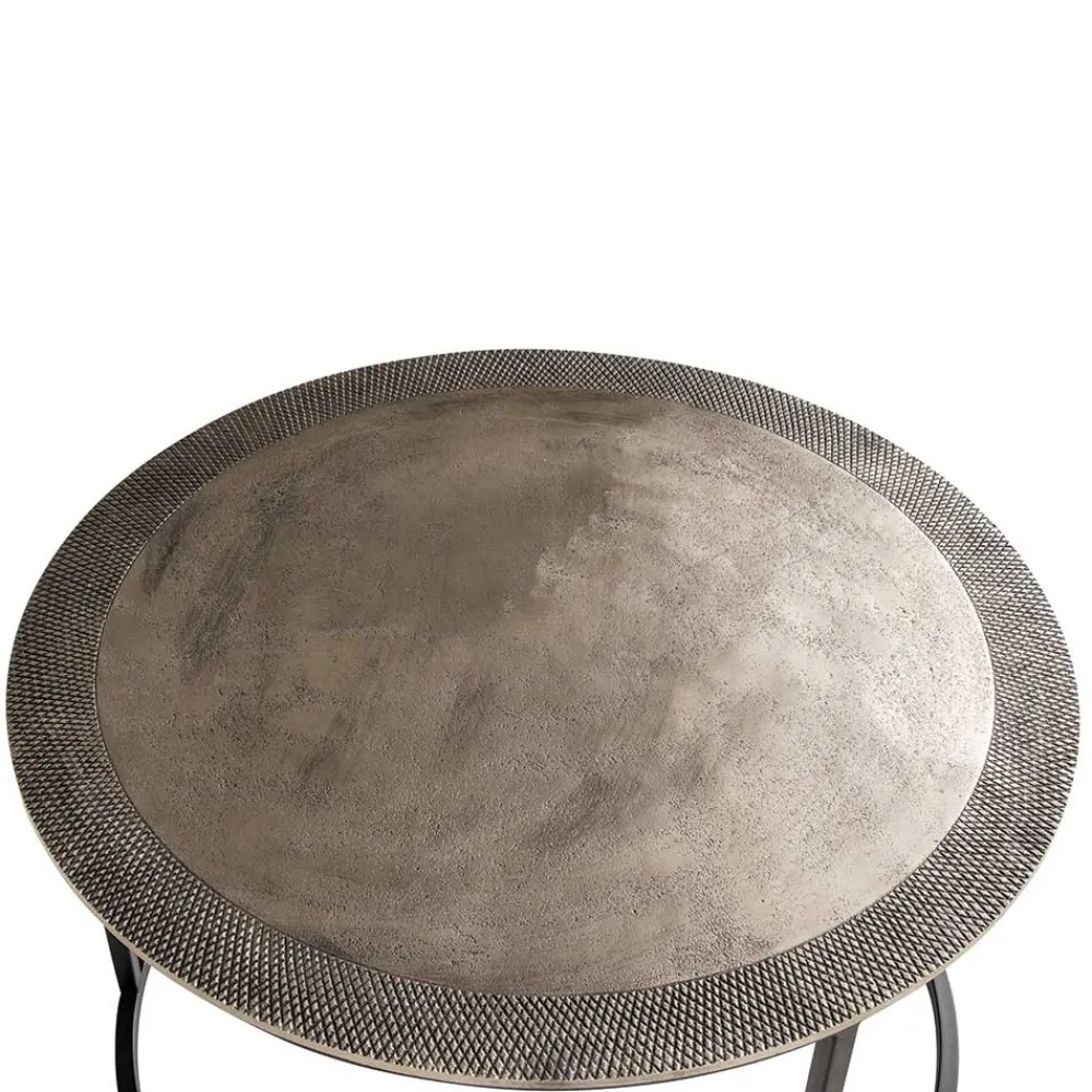 Wohnen Küchentische|Esszimmertische*Beistelltische in Nickel Antik - Robot (zweiteilig)