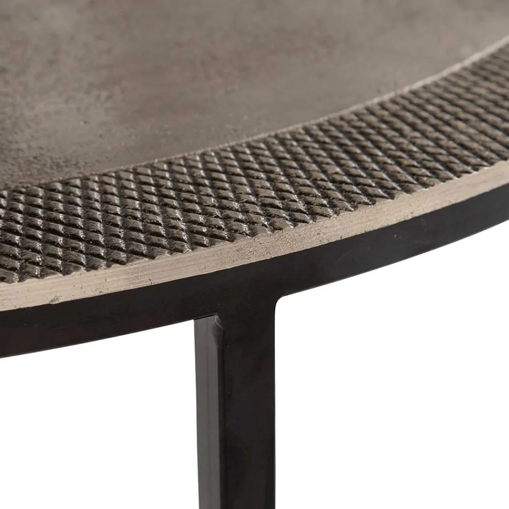 Wohnen Küchentische|Esszimmertische*Beistelltische in Nickel Antik - Robot (zweiteilig)