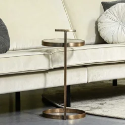 Wohnen Telefontische*Beistelltische mit Strukturglasplatte - Shearme (zweiteilig)