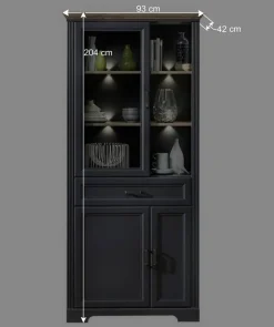 Wohnen Beleuchtete TV Wohnwand Landhaus - Thumbs (vierteilig)