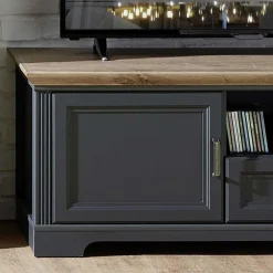 Wohnen Beleuchtete TV Wohnwand Landhaus - Thumbs (vierteilig)