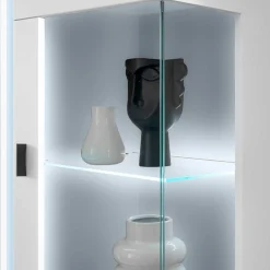 Wohnen Beleuchteter Vitrinenschrank 125 cm hoch - Tirol