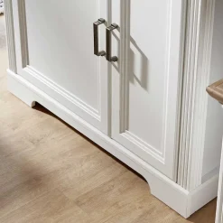 Wohnen Vitrinen|Wohnzimmer-Vitrinen*Beleuchteter Vitrinenschrank im Country Style - Sinolita