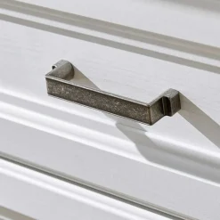 Wohnen Vitrinen|Wohnzimmer-Vitrinen*Beleuchteter Vitrinenschrank im Country Style - Sinolita