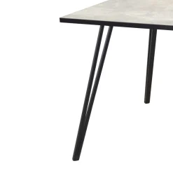 Wohnen Beton Optik Tisch & Schwingstühle - Grenados (fünfteilig)