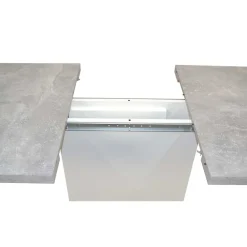 Wohnen Jugend-Sitzgruppen|Sitzgruppe*Betonoptik Säulentisch & Freischwinger - Gates (fünfteilig)