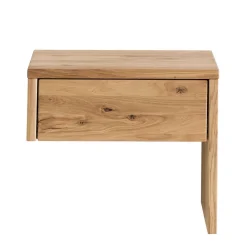 Wohnen Bett & Nachtkommoden aus Wildeiche - Aryvano (dreiteilig)