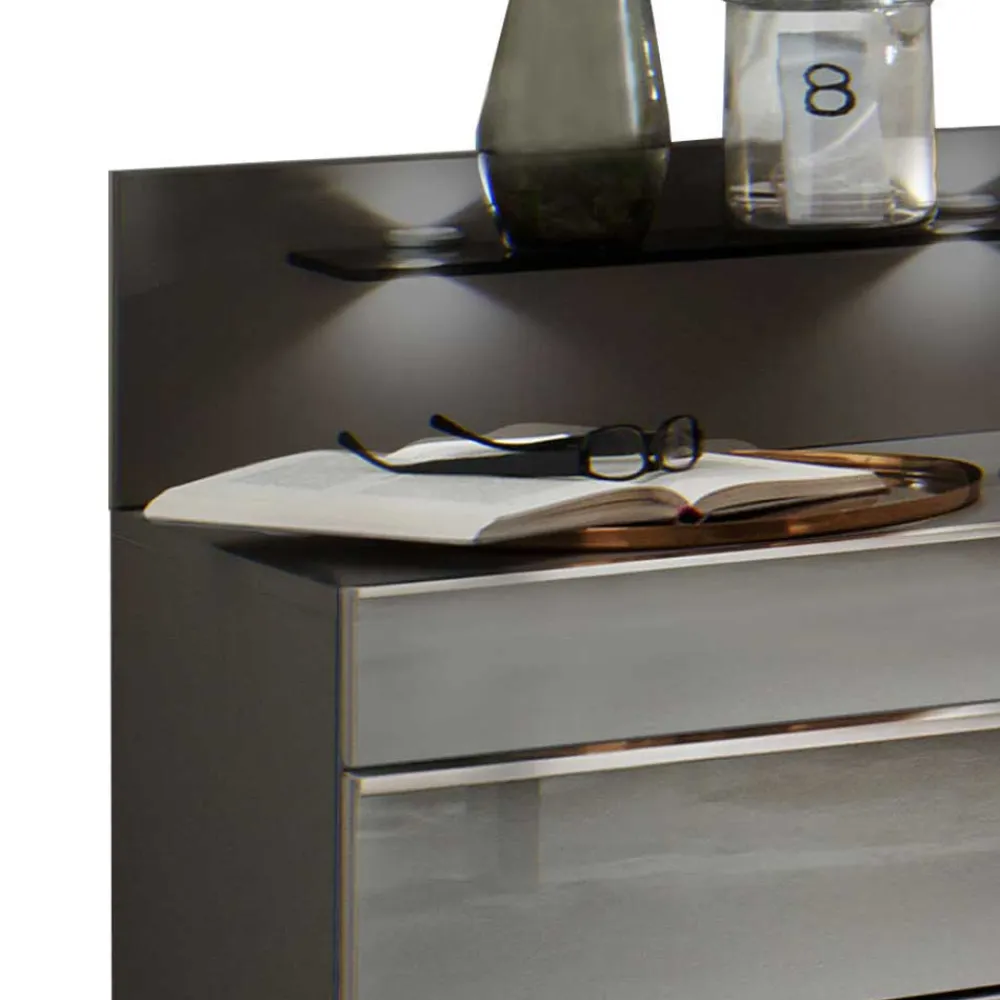 Wohnen Bett & Nachtkommoden Set - Ocavado (dreiteilig)