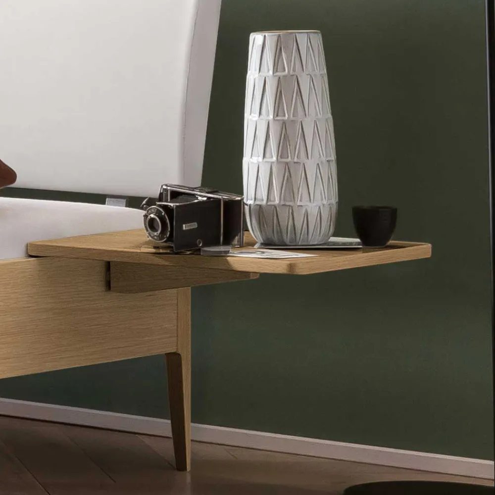 Wohnen Bett aus Eiche Massivholz Hell - Croatia