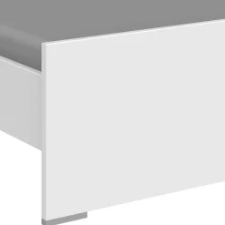 Wohnen Jugendbetten*Bett in Weiß mit Dunkelgrau - Tamba