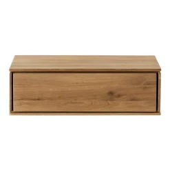 Wohnen Bett mit vier Schubladen aus Wildeiche - Zennian (dreiteilig)