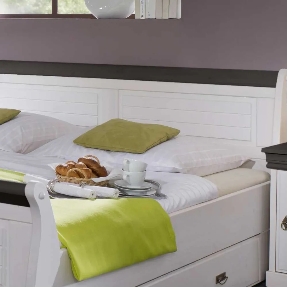 Wohnen Bett Pisino im Landhausstil