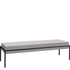 Wohnen Bettbänke|Esszimmerbänke*Bettbank in Grau Stoff - Onald