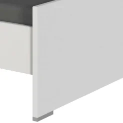 Wohnen Jugendbetten*Bettgestell in Holz verwittert Eiche Dekor - Liesca